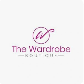 The Wardrobe Boutique logo with a stylized 'W' inside a circle.