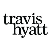 Travis Hyatt logo with black text on a white background.