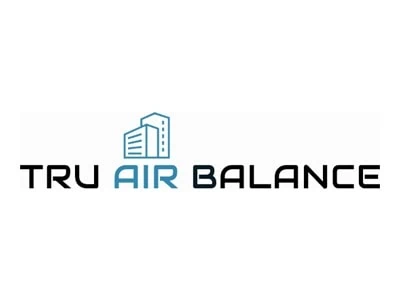 TruAir Balance logo with a building icon and text.